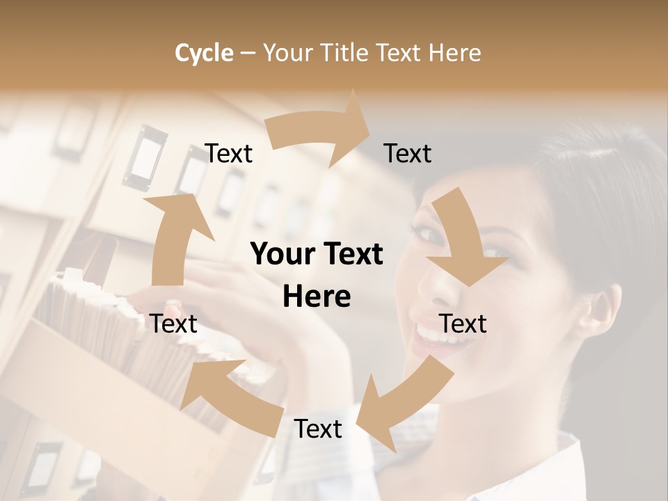 Caucasian Box Research PowerPoint Template
