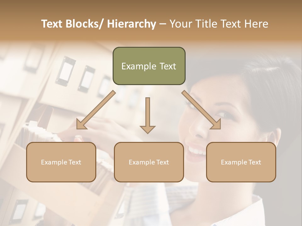 Caucasian Box Research PowerPoint Template
