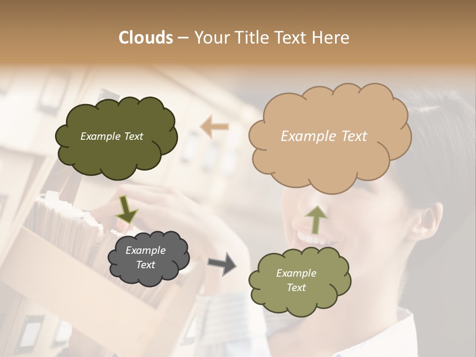 Caucasian Box Research PowerPoint Template