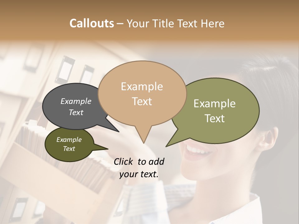 Caucasian Box Research PowerPoint Template