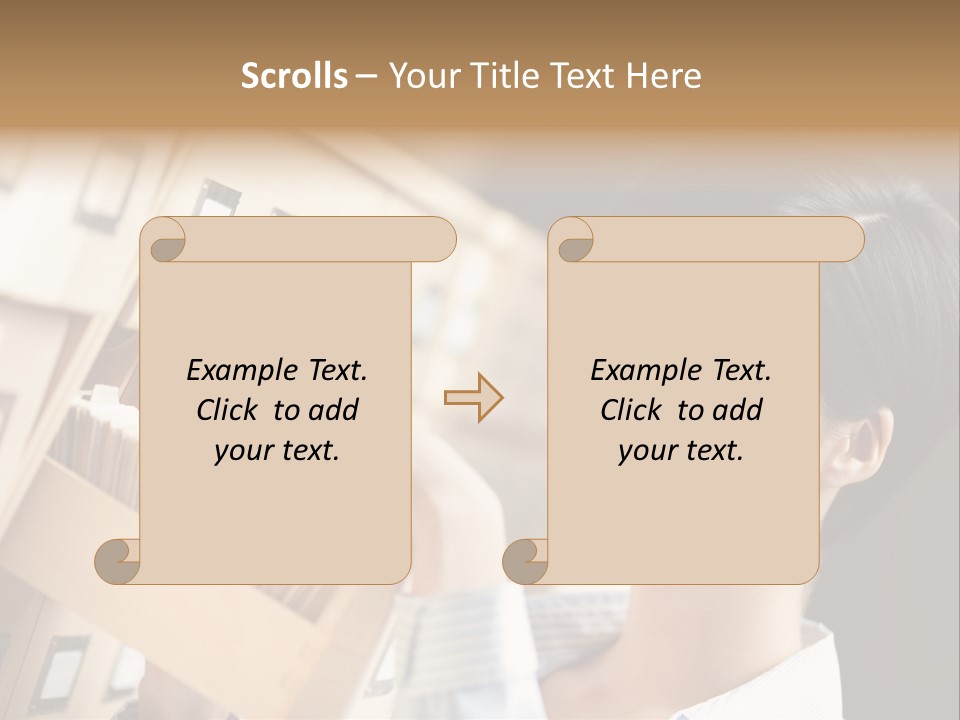 Caucasian Box Research PowerPoint Template