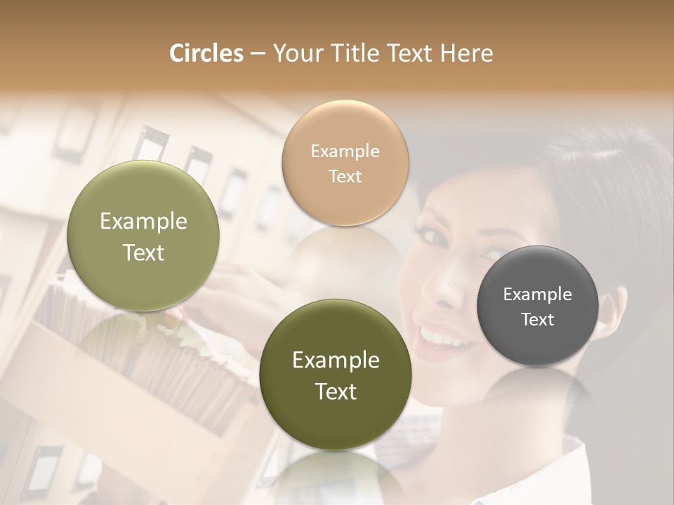 Caucasian Box Research PowerPoint Template