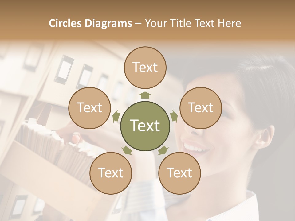 Caucasian Box Research PowerPoint Template