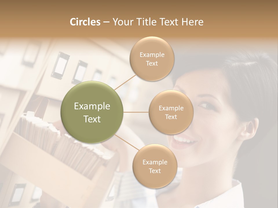 Caucasian Box Research PowerPoint Template