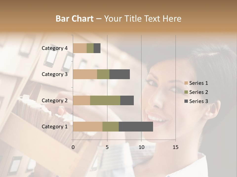 Caucasian Box Research PowerPoint Template