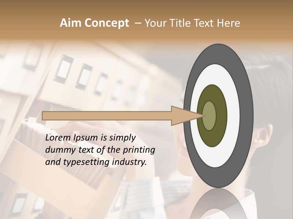 Caucasian Box Research PowerPoint Template