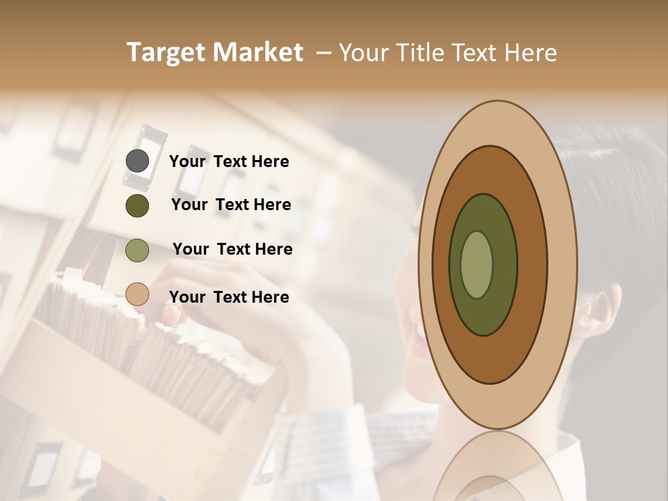 Caucasian Box Research PowerPoint Template