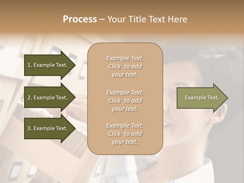 Caucasian Box Research PowerPoint Template