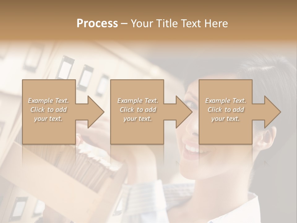 Caucasian Box Research PowerPoint Template
