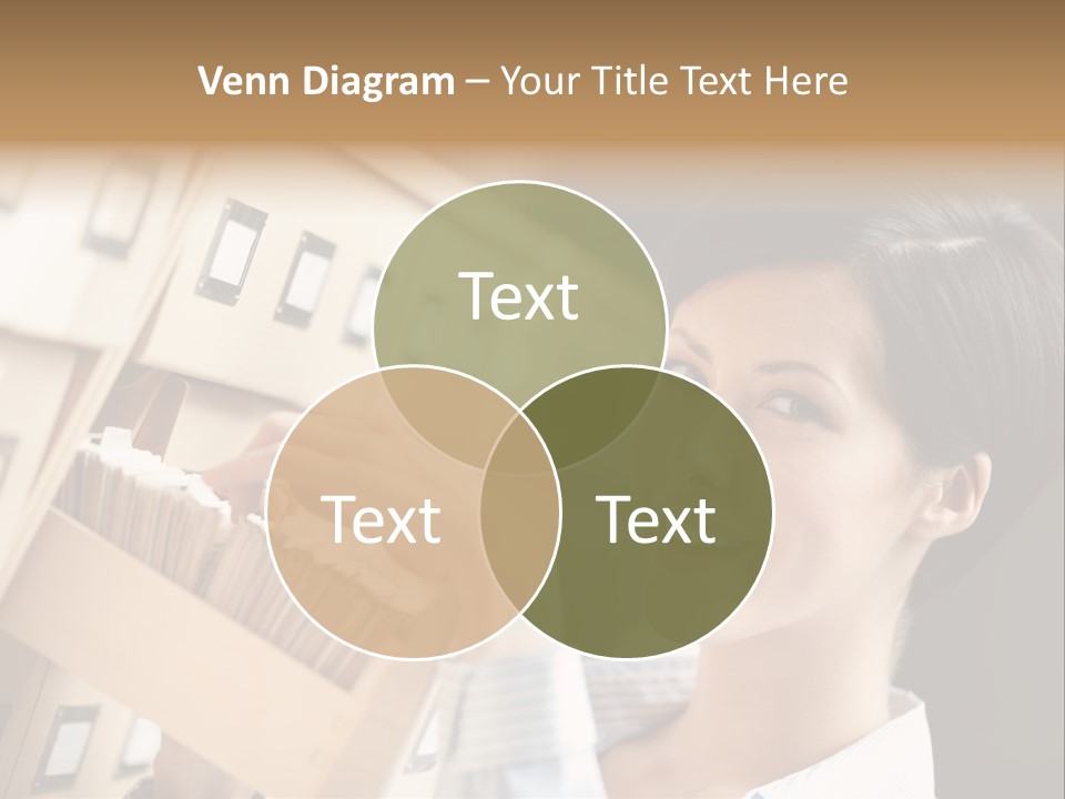 Caucasian Box Research PowerPoint Template