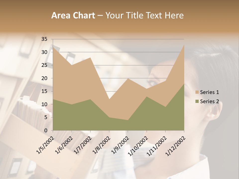 Caucasian Box Research PowerPoint Template