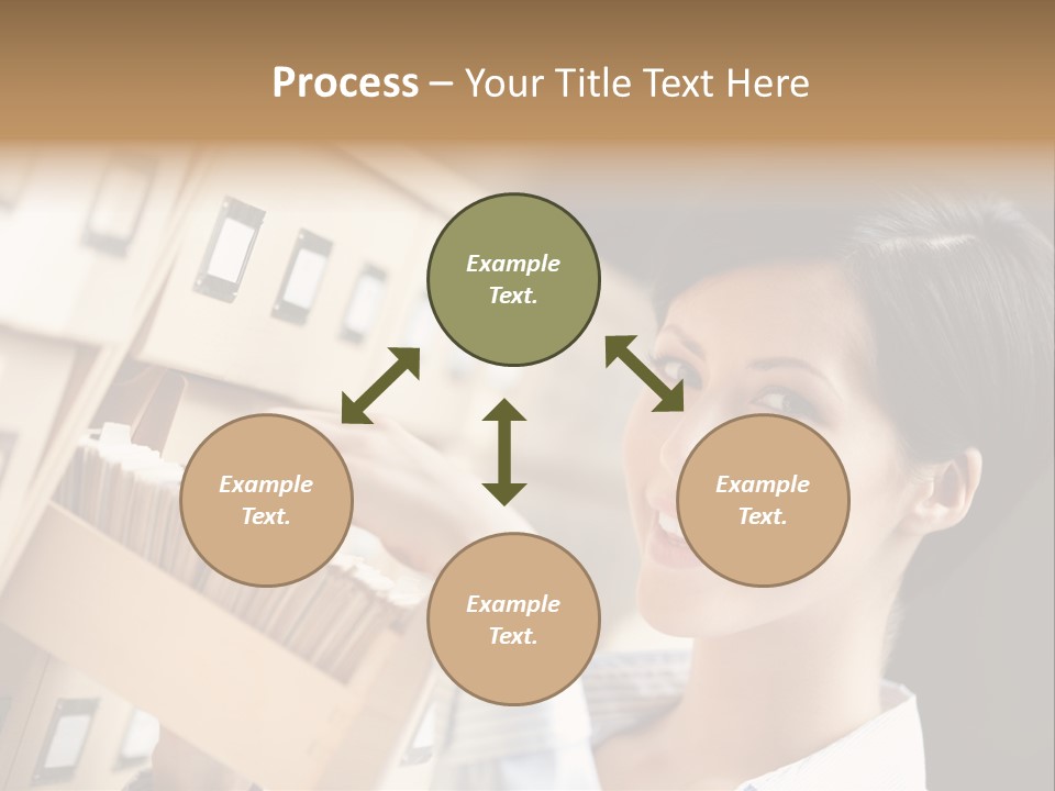 Caucasian Box Research PowerPoint Template