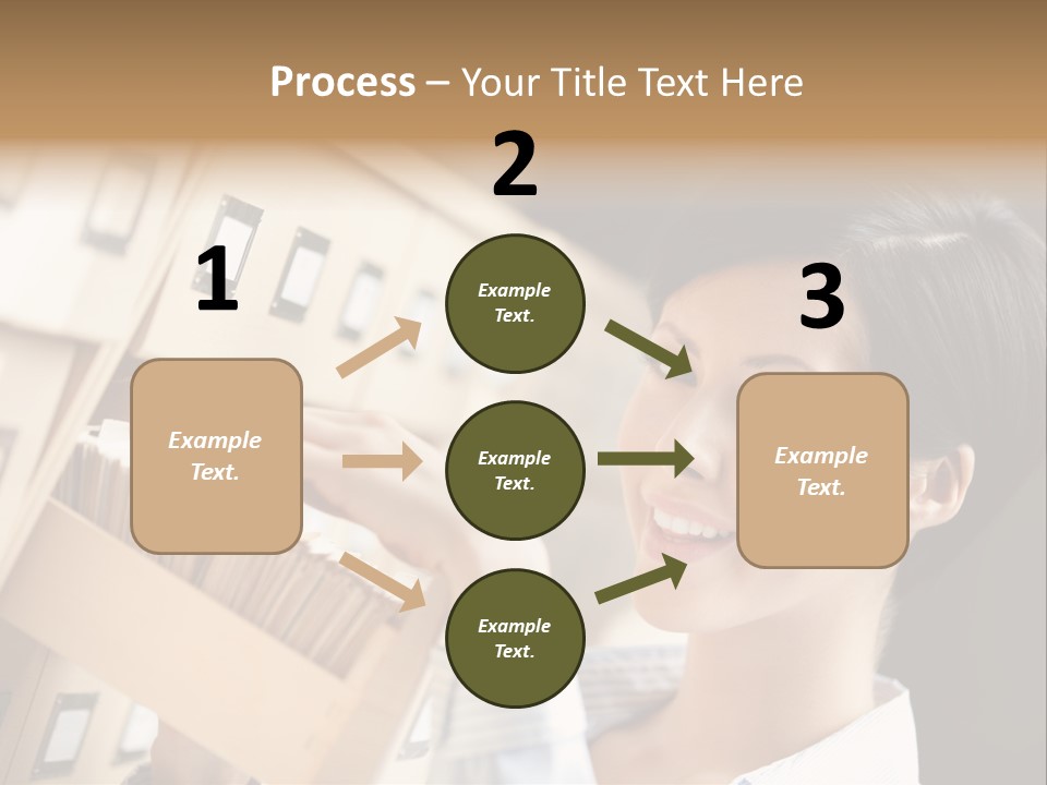 Caucasian Box Research PowerPoint Template