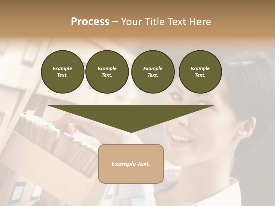 Caucasian Box Research PowerPoint Template
