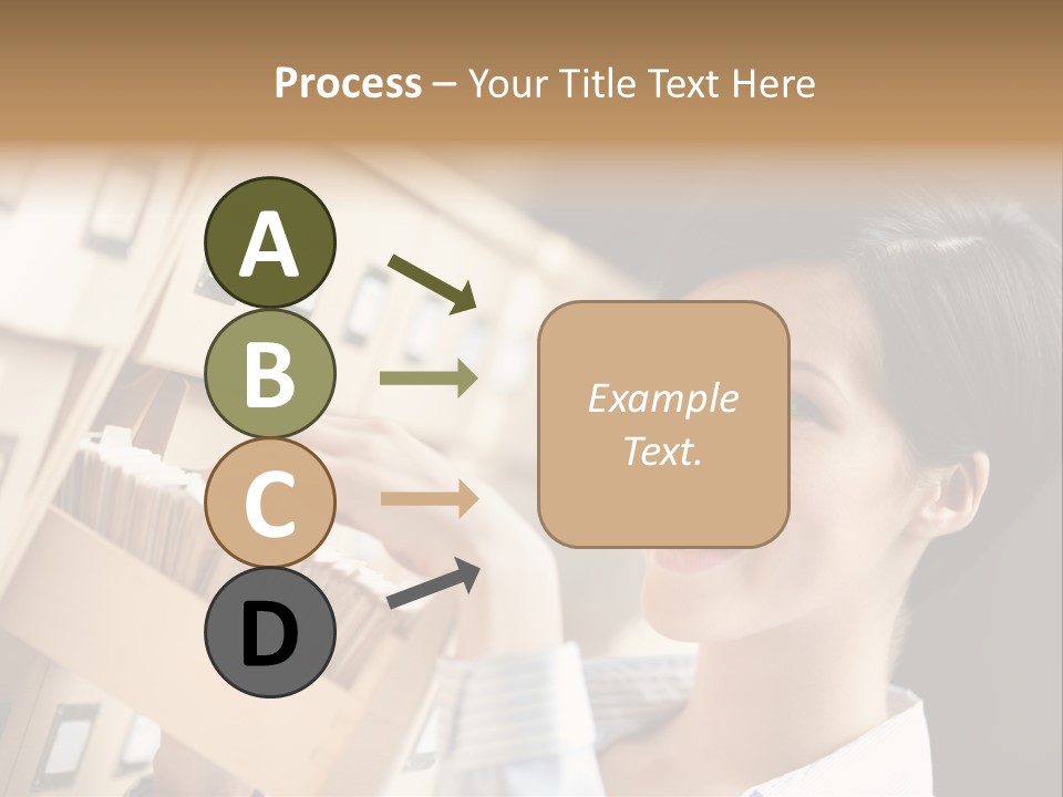 Caucasian Box Research PowerPoint Template