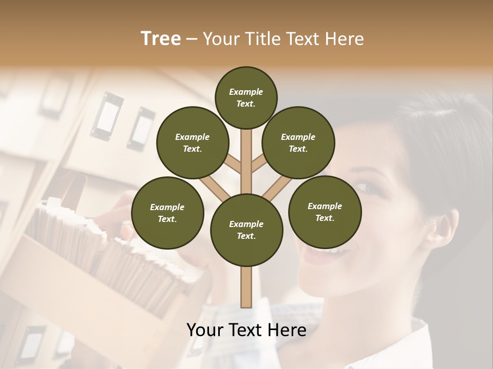 Caucasian Box Research PowerPoint Template