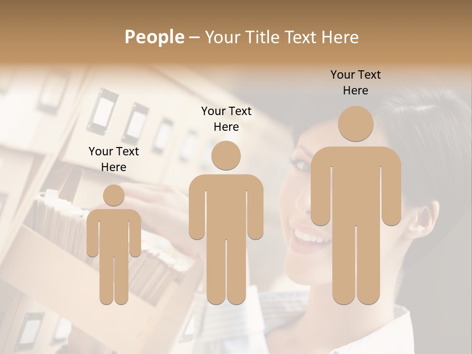 Caucasian Box Research PowerPoint Template