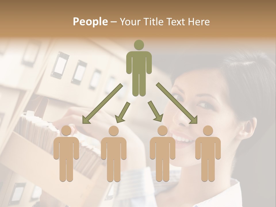 Caucasian Box Research PowerPoint Template