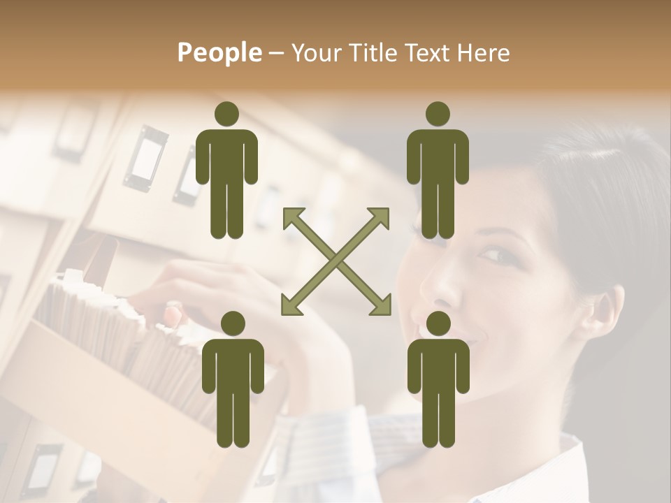 Caucasian Box Research PowerPoint Template