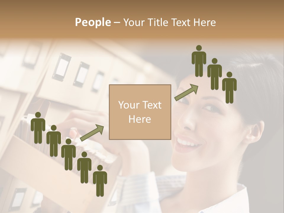 Caucasian Box Research PowerPoint Template