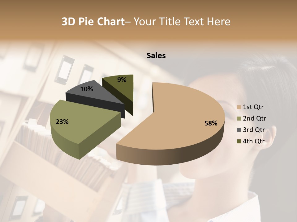 Caucasian Box Research PowerPoint Template