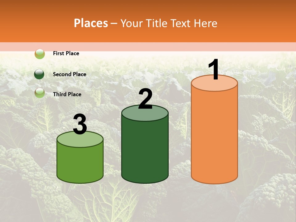 Agriculture Collard Greens Organic PowerPoint Template