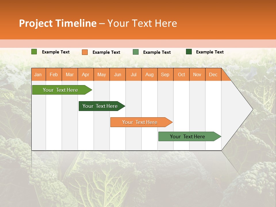 Agriculture Collard Greens Organic PowerPoint Template