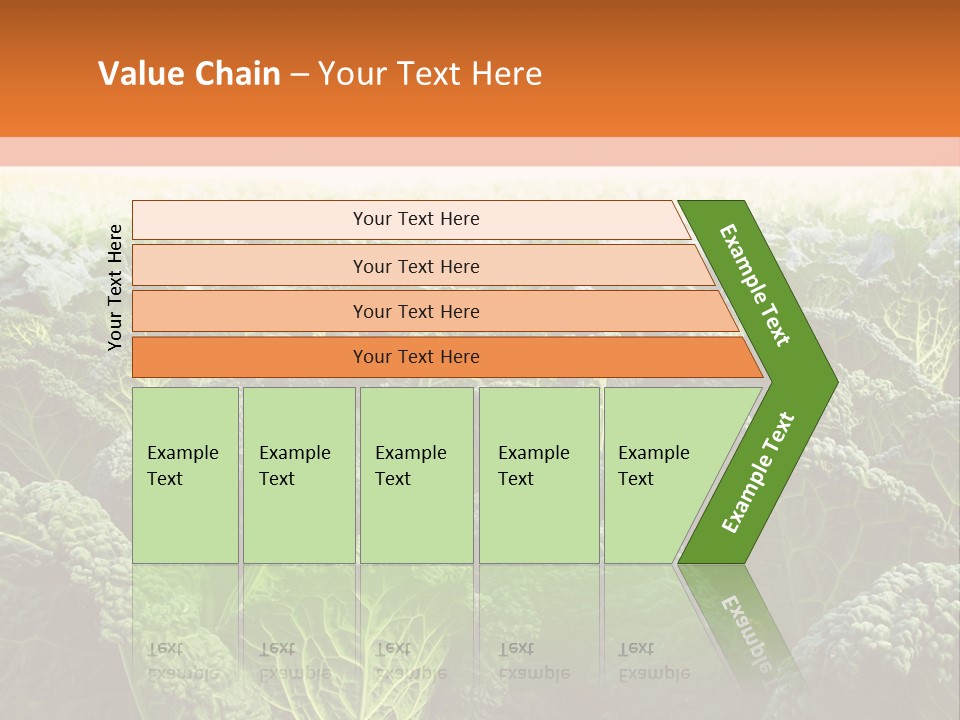 Agriculture Collard Greens Organic PowerPoint Template
