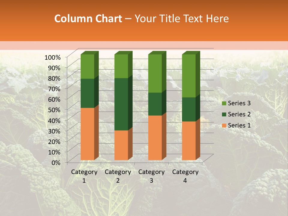 Agriculture Collard Greens Organic PowerPoint Template