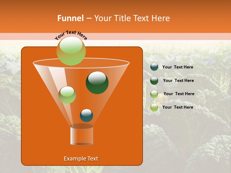 Agriculture Collard Greens Organic PowerPoint Template