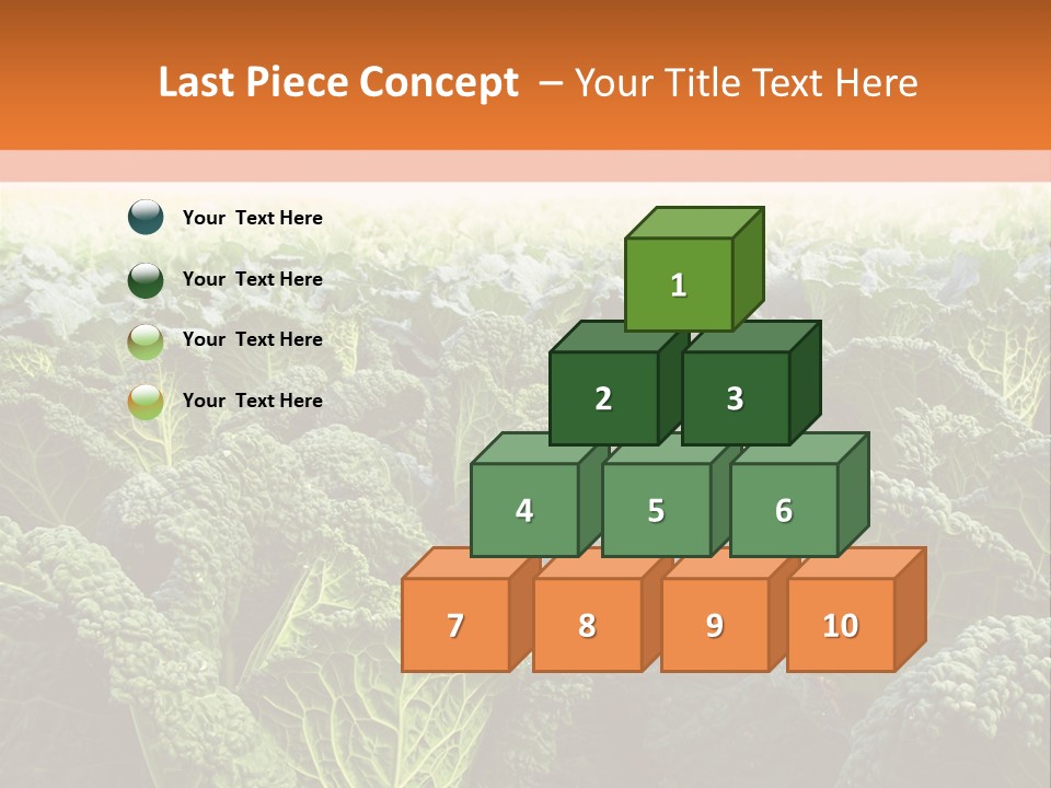 Agriculture Collard Greens Organic PowerPoint Template