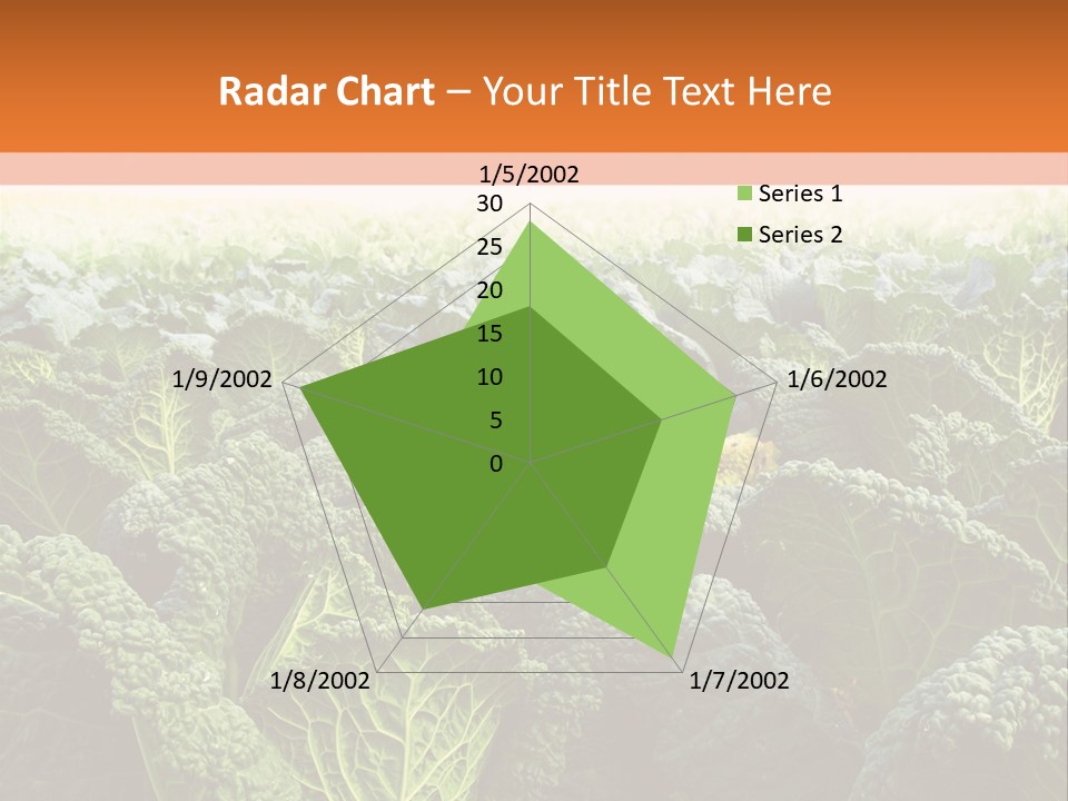 Agriculture Collard Greens Organic PowerPoint Template