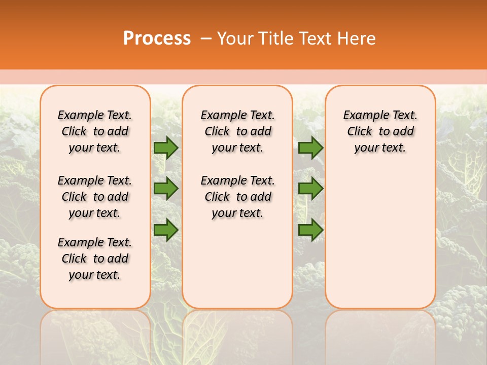 Agriculture Collard Greens Organic PowerPoint Template