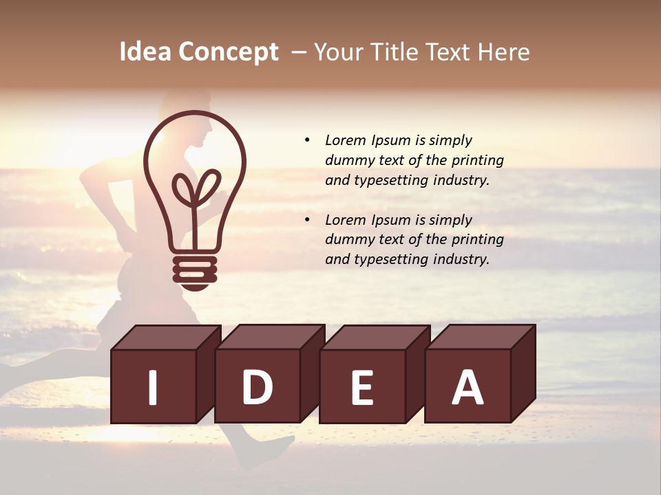 Athlete Youth Sport PowerPoint Template