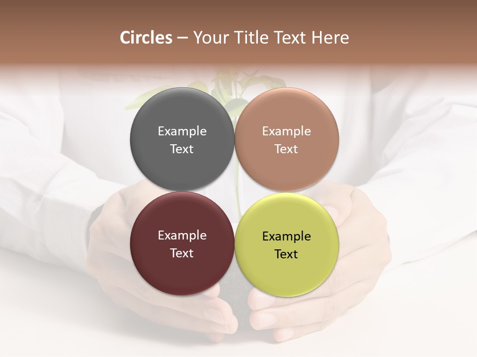 Gardening Hand Life PowerPoint Template