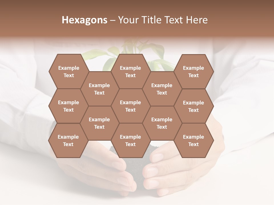 Gardening Hand Life PowerPoint Template