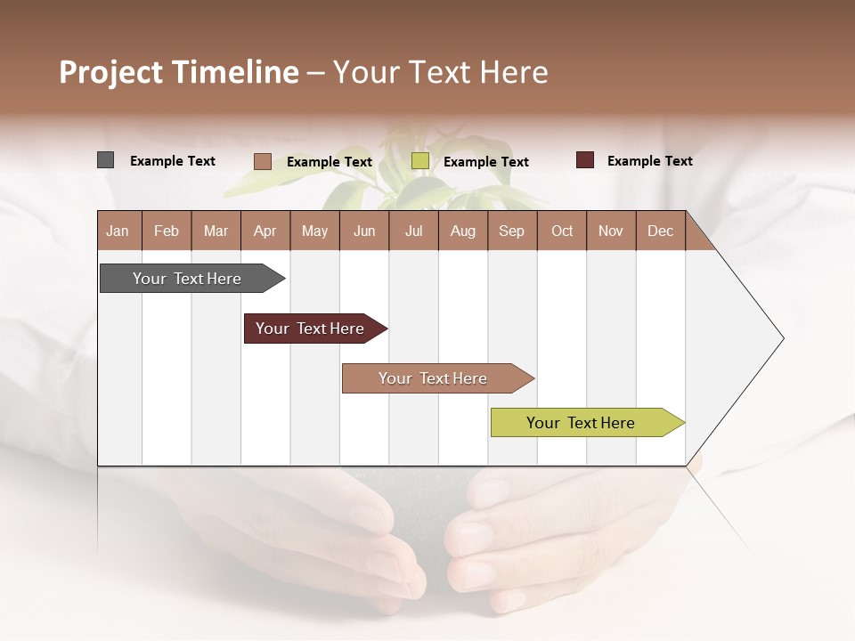 Gardening Hand Life PowerPoint Template