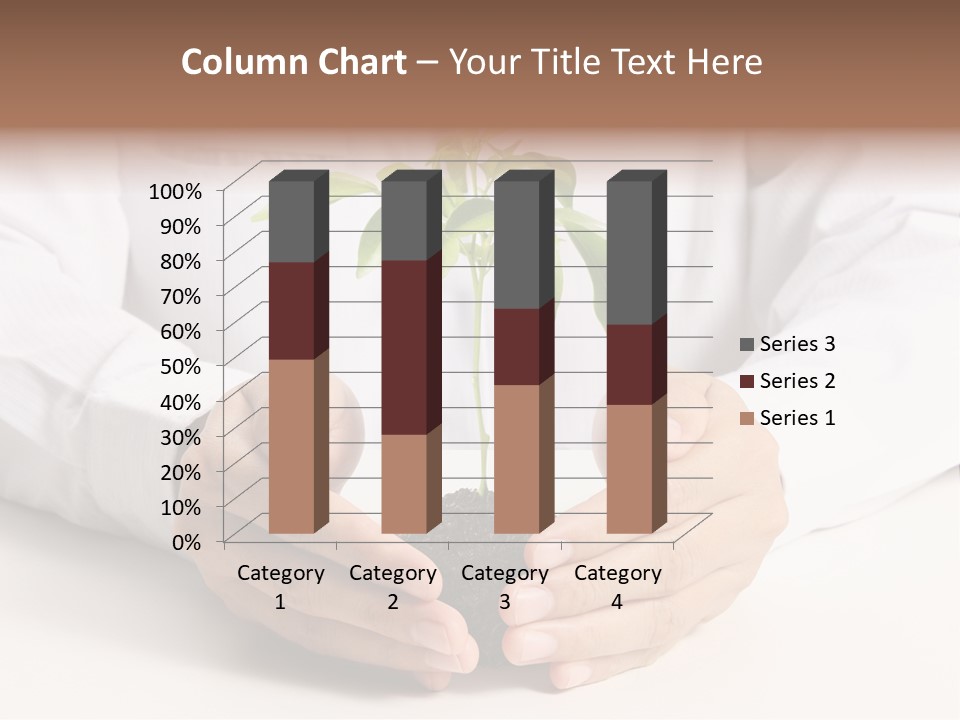 Gardening Hand Life PowerPoint Template