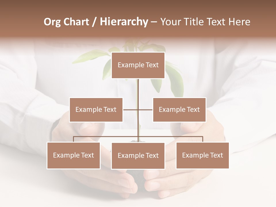 Gardening Hand Life PowerPoint Template
