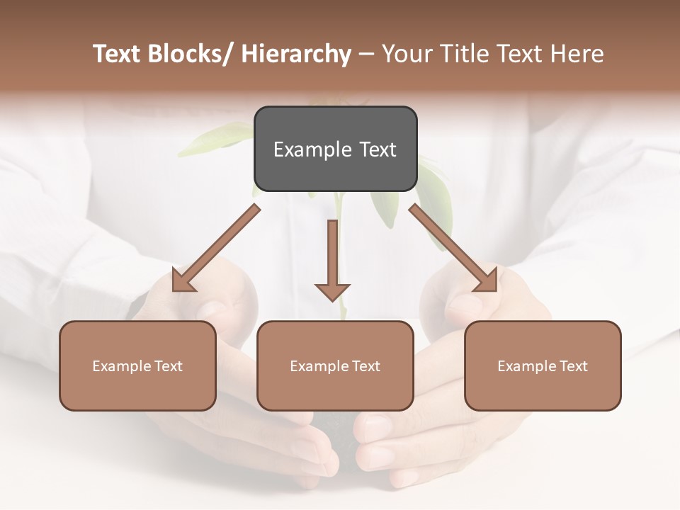 Gardening Hand Life PowerPoint Template