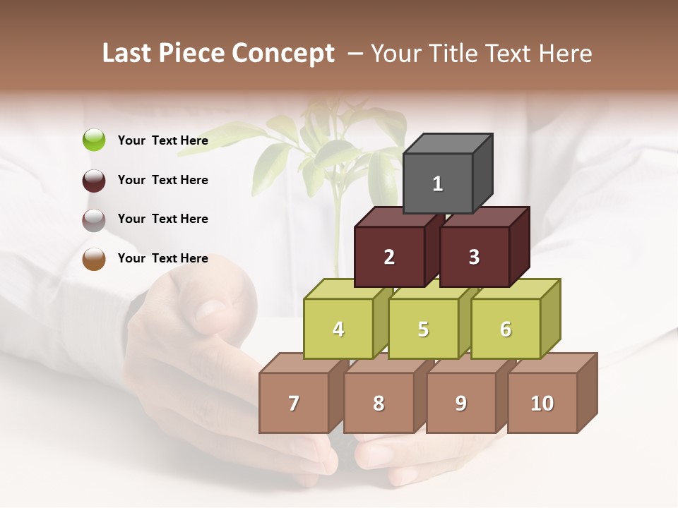 Gardening Hand Life PowerPoint Template