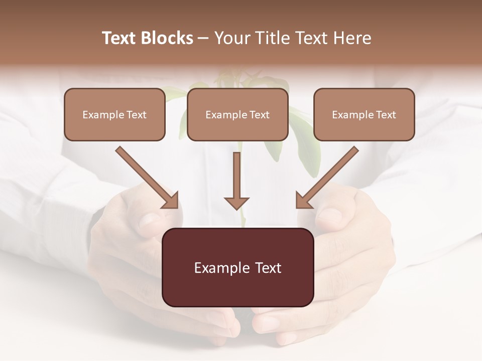 Gardening Hand Life PowerPoint Template