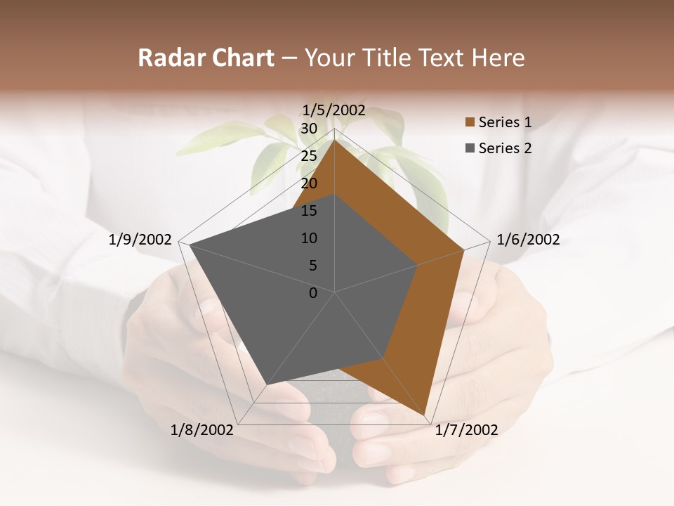 Gardening Hand Life PowerPoint Template