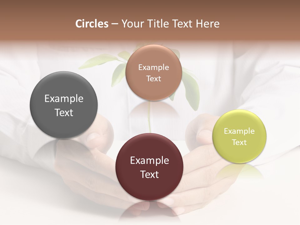 Gardening Hand Life PowerPoint Template