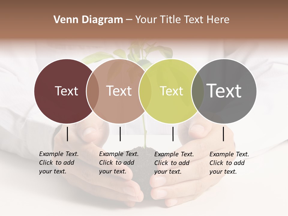 Gardening Hand Life PowerPoint Template