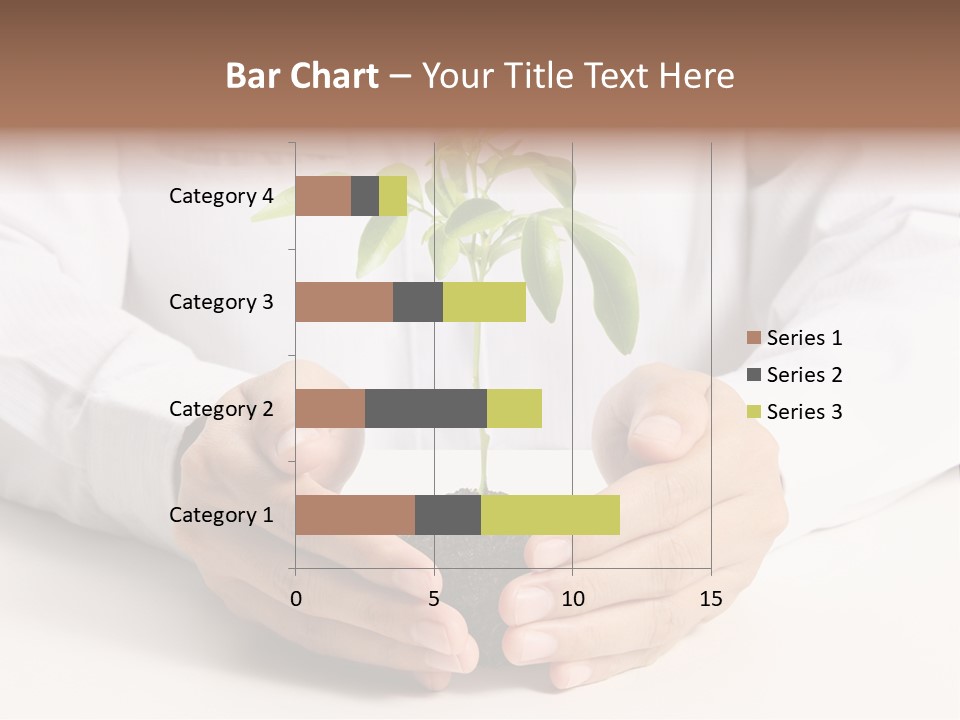 Gardening Hand Life PowerPoint Template