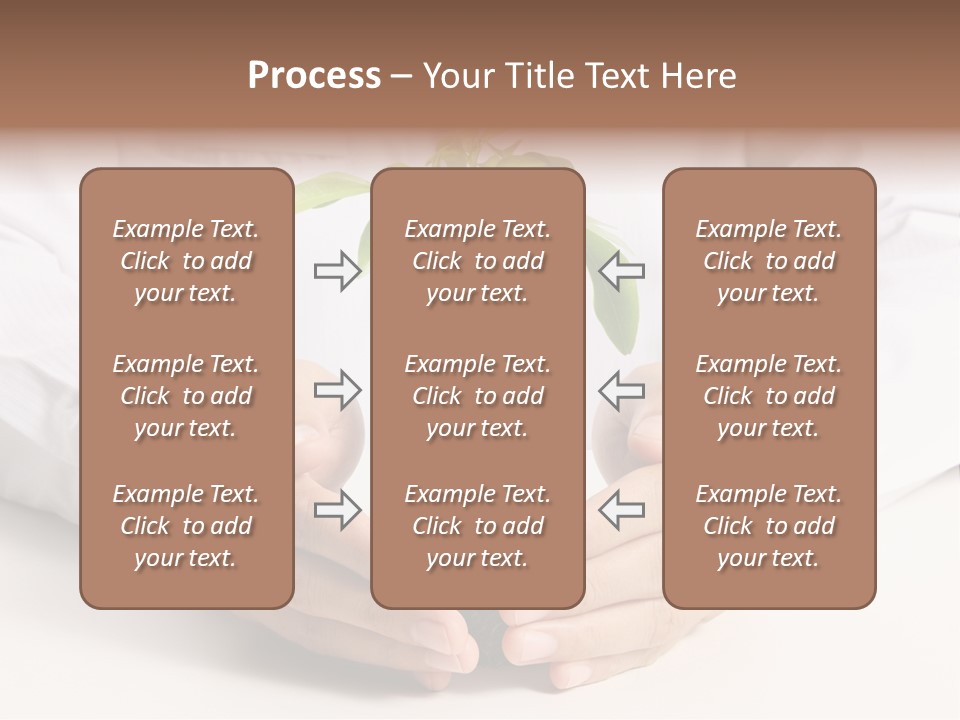 Gardening Hand Life PowerPoint Template