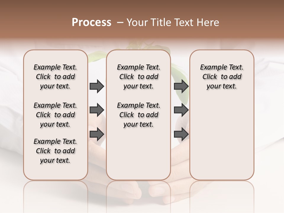 Gardening Hand Life PowerPoint Template