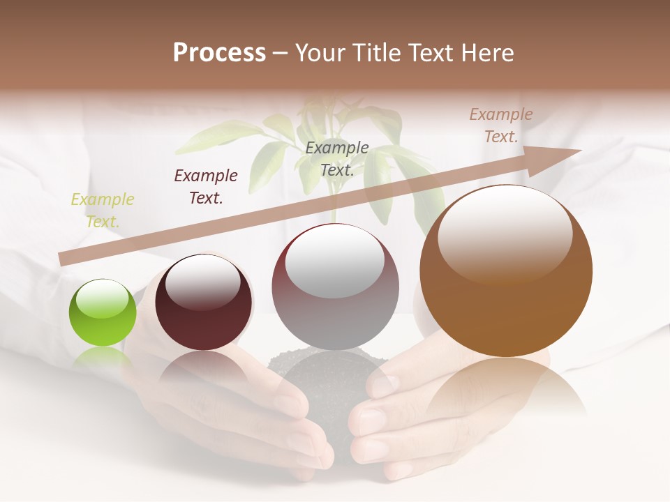 Gardening Hand Life PowerPoint Template