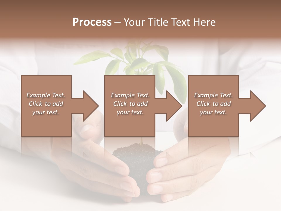 Gardening Hand Life PowerPoint Template